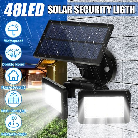 36 DEL Bright Solar Power Light capteur de mouvement PIR Jardin Extérieur Mur de sécurité 