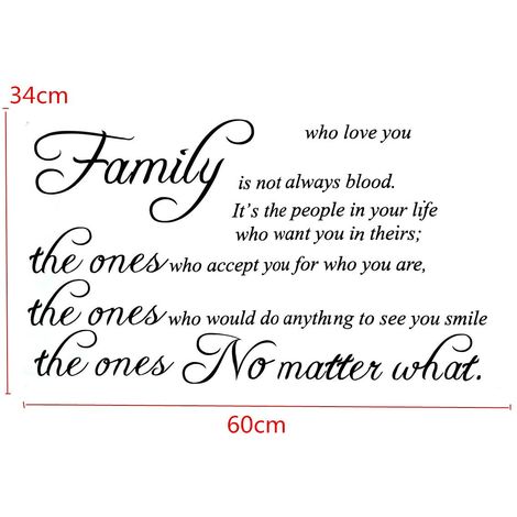 Famille Citation Amovible Sticker Mural Sticker Mural Bricolage Salon Art Decor A La Maison Hasaki