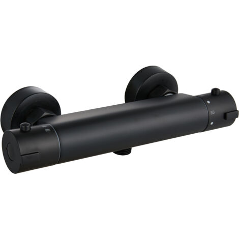 Grifo termostático para ducha modelo Badajoz Black Edition