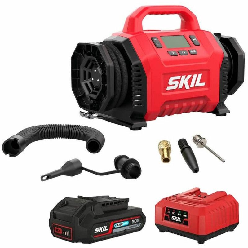 Compresor de aire 20V Max Skil 3153 AA + Batería 2Ah y Cargador