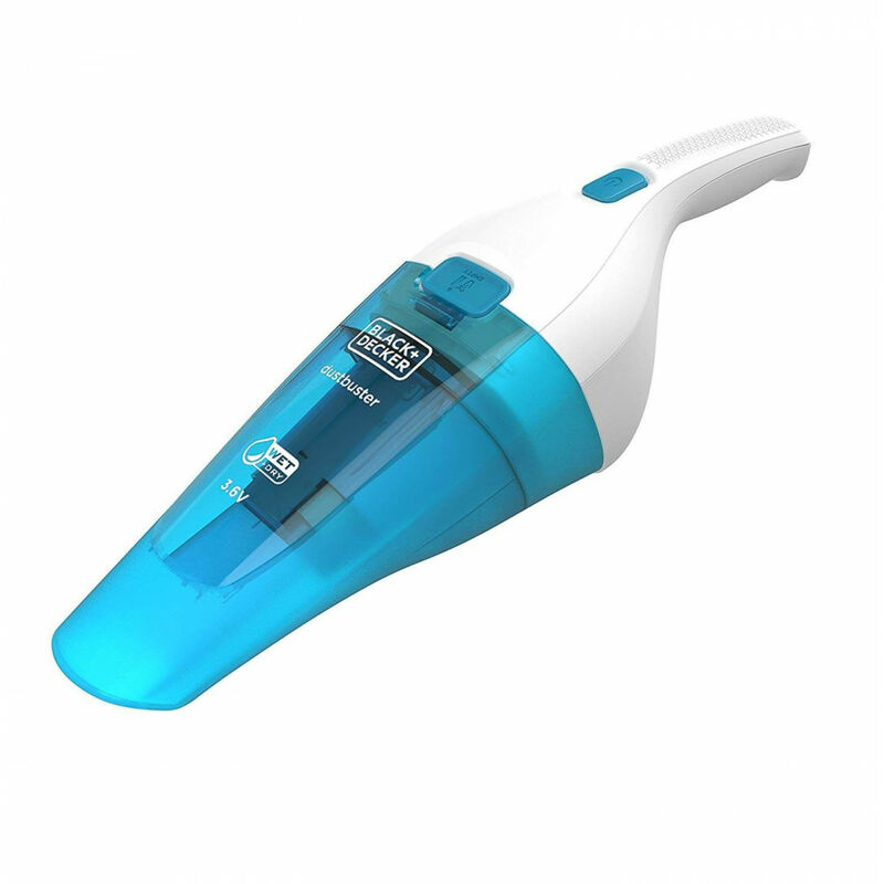 Aspirador de mano Líquidos y Sólidos Black+Decker Dustbuster LITIO 3,6V con accesorios WDC115WA