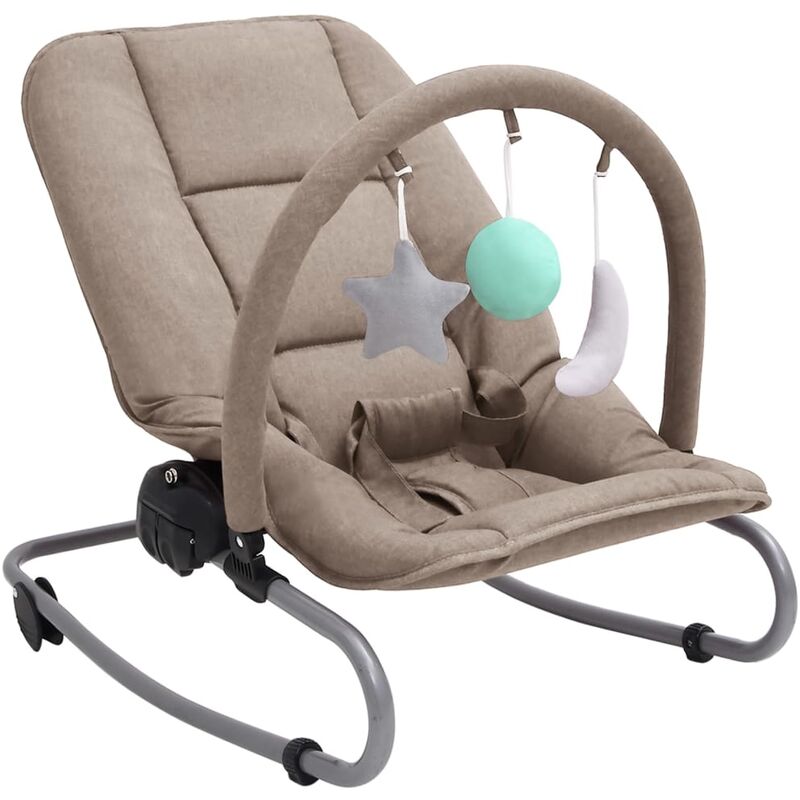 Transat automatique Électrique pour Bébé avec Moustiquaire Chaise Haute  Berceau Musique Télécommande Balancelle 65*65*71.5cm Meuble Bébé gris