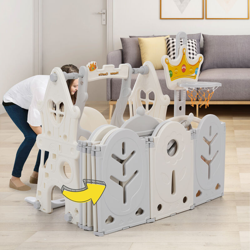 1pc Tente Pour Enfants Playhouse Intérieur Pliable Ménage Petite