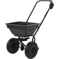 Hommoo Distributeur de sel PVC et acier 92 x 46 x 70 cm 15 L HDV04979