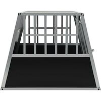 Hommoo Cage pour chien a double porte 94 x 88 x 69 cm HDV07221
