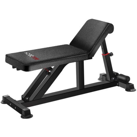 Boudech - THOR 250 - Fitnessbank f�r das Training mit Gewichten und Hanteln mit verstellbarer Neigung, ultra-ergonomischem Design und solidem, rutschfestem Rahmen. Universal-Multifunktionsbank mit ein
