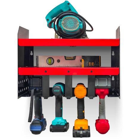 Werkzeug Wandhalterung 3 Ebenen - 60cm Schlagbohrer Organizer Für Garage