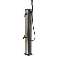Tanaga Bronze 20 - 20L Low Solar Gartendusche mit Dusche und Fuüwaschung Wasserhahn
