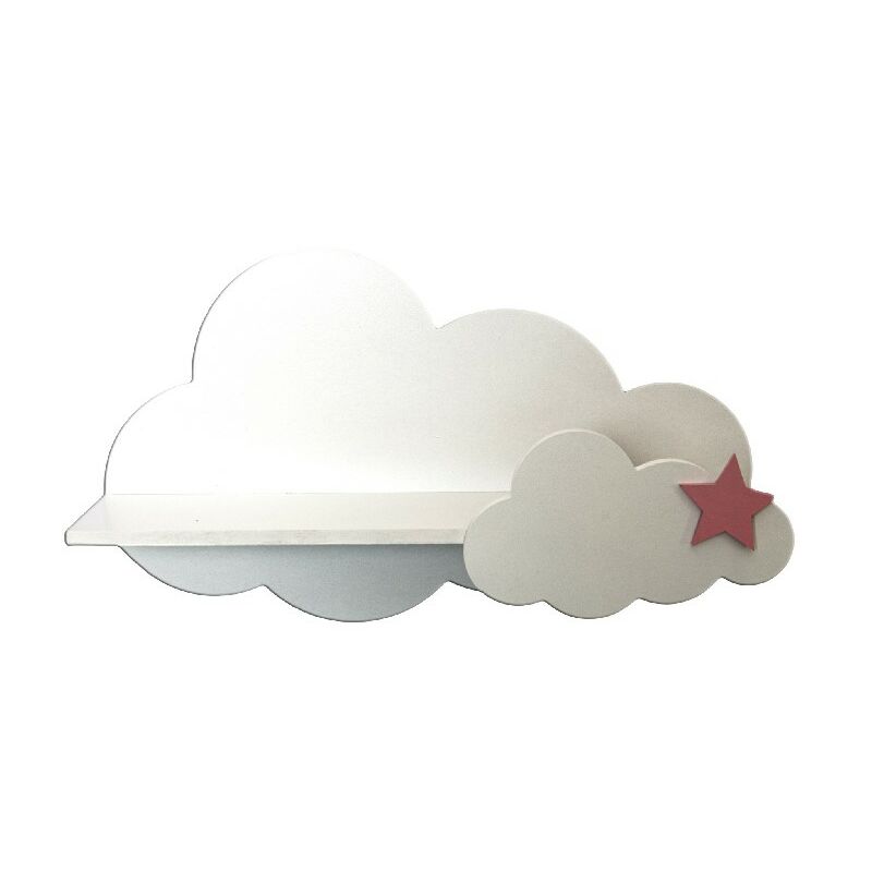 Estante con diseño de nubes color blanco Sass & Belle Sweet Dreams