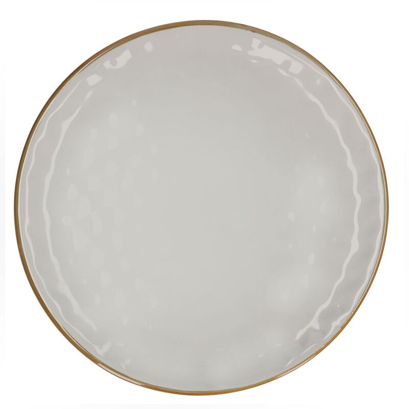 Piatto Per Pizza In Ceramica Fatto A Mano, 33.5 Cm - Per