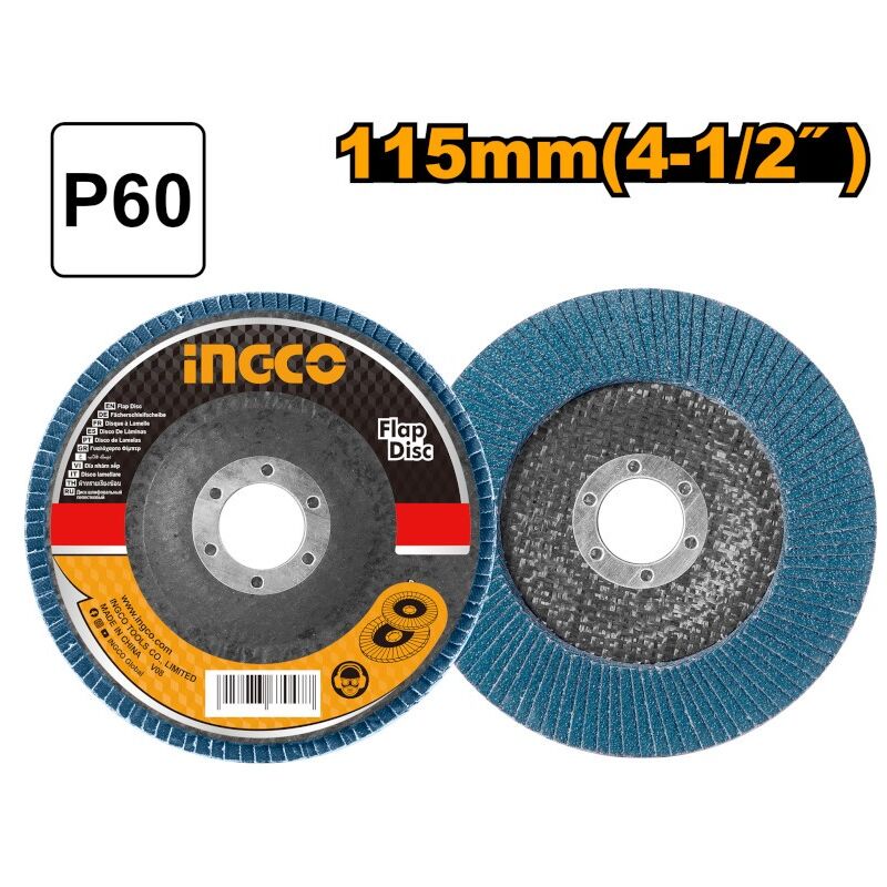 DISCO ZIRCONIO ACEROS INOXIDABLES (FLAP) 4 1/2" GRANO 60 X CAJA 10 UN - Foto 8