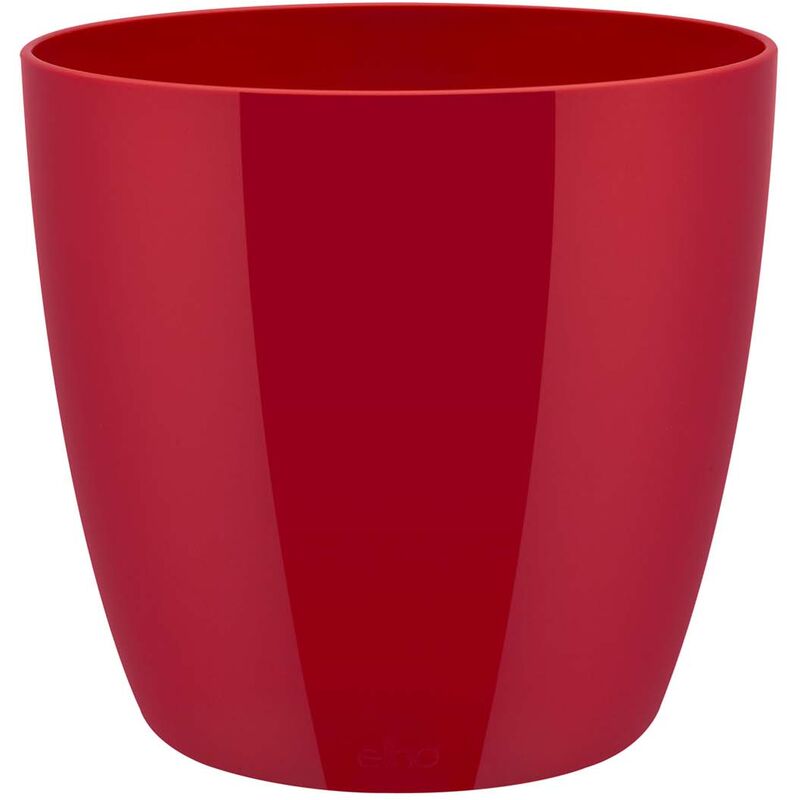 VASO BRUSSELS DIAMOND ROUND 30CM LOVELY RED ELHO