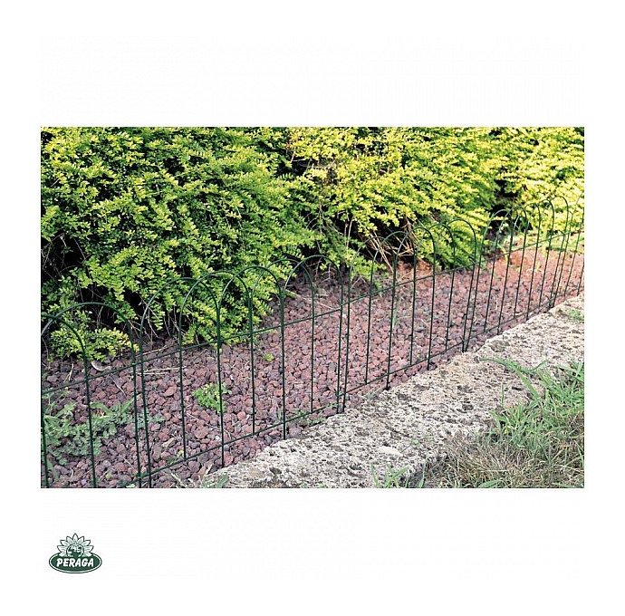 Recinzione in metallo ad arco per aiuole giardino piante cm 40xh40 Verdemax