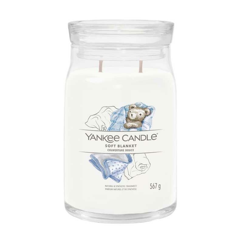 Yankee Candle Signature Candela profumata | Morbida Coperta in Tumbler  Grande | Candele di miscela di cera di soia Lunga durata | Regalo Perfetto  per