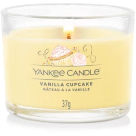 YANKEE CANDLE CANDELA VOTIVE IN VETRO SINGOLA VANILLA CUPCAKE (1/2)