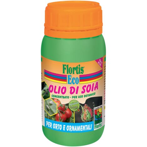 FLORTIS OLIO DI SOIA LIQUIDO CONCENTRATO 200ML CURA GIARDINO PIANTE FIORI