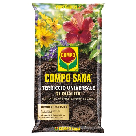 Compo SANA UNIVERSALE Terra Terriccio substarto concimato Turbo Radici 20 LT