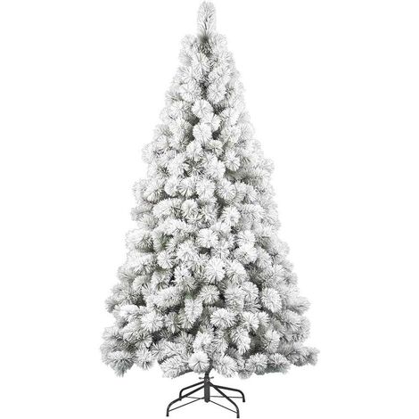 Albero Di Natale Floccato Di Neve Da 1,8 M, Albero Di Pino Artificiale