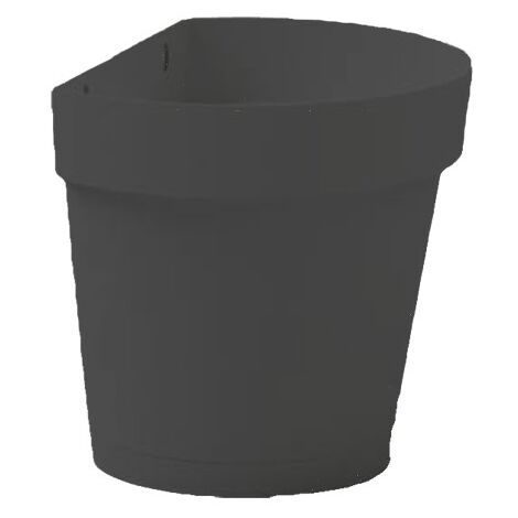 Vaso Cleo a Muro Antracite - 25 cm (1/6)