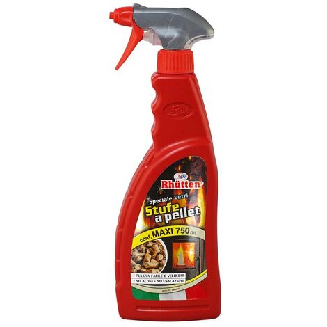 PULITORE VETRI STUFE PELLET 750ML RHUTTEN