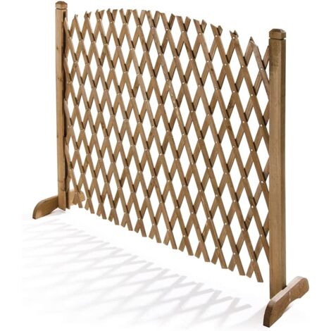 GRIGLIA FLEXY IN LEGNO ESTENSIBILE L150CM H120CM CILIEGIO DI VERDELOOK (1/10)