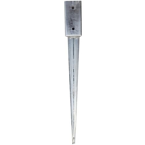 VERDELOOK FINALE DI FISSAGGIO PUNTA IN METALLO 71X71MM SOSTEGNO E SUPPORTO PALO