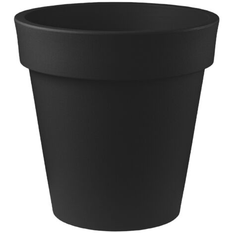 VECA VASO ROTONDO IN RESINA 'EASY' 55 CM. ANTRACITE