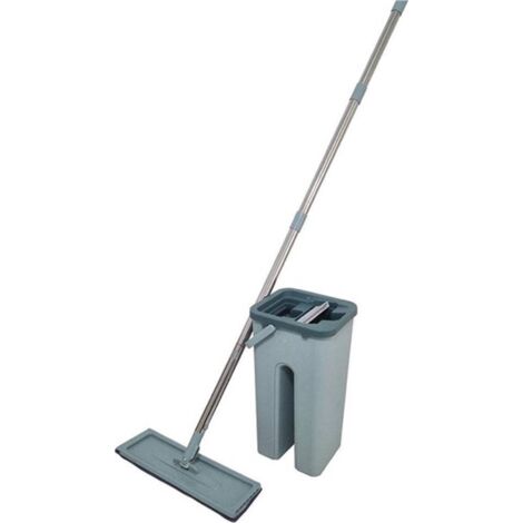 Secchio Lavapavimenti Lt.16 Con Strizza Mop Pezzi 24 - Foto 4