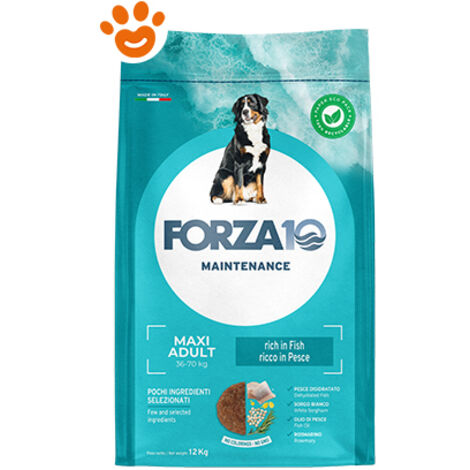 Forza10 Dog Adult Maintenance Maxi Pesce  - Forza10 Dog Adult Maintenance Maxi Pesce - Sacco Da 12 Kg