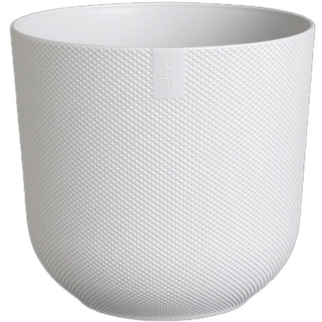 ELHO, VASO JAZZ ROUND BIANCO Ø19XH18CM, VASI INTERNO ESTERNO