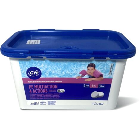 GRE TRATTAMENTO 4 AZIONI, ZERO BORICO E SENZA SOLFATO DI RAME, PASTIGLIE DA 250GR - 1KG