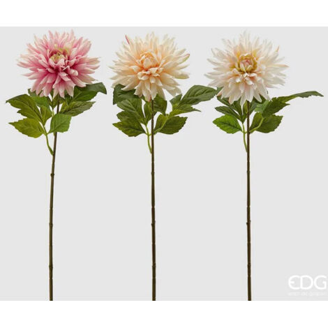 EDG RAMO DI DALIA CHIC H67CM COLORI ASSORTITI ROSA E CREMA, CASA, ACCESSORI DECORATIVI, FIORI ARTIFICIALI (1/2)