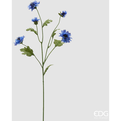EDG RAMO DI FIORDALISO H64CM INDIGO BLU, CASA, ACCESSORI DECORATIVI, FIORI ARTIFICIALI