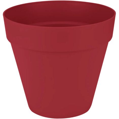 ELHO VASO LOFT URBAN ROUND 25CM ROSSO TEATRO