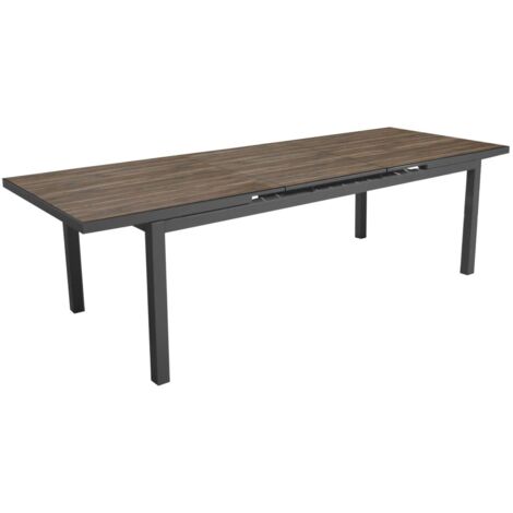 TAVOLO TERAMO 180/240X90 ALLUNGABILE IN HPL BAMBOU ARREDAMENTO GIARDINO ESTERNI
