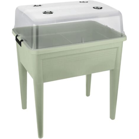 ELHO TAVOLO DA COLTURA ORTO GREEN BASICS GROW TABLE SUPER XXL VERDE PIETRA (1/3)