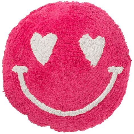 Cuscino Rotondo In Memory Foam 38 Cm Rosa - Antiscivolo, Per Sedia Da Pranzo, Ufficio E Sgabello, Fodera Rimovibile, Confezione Da 2