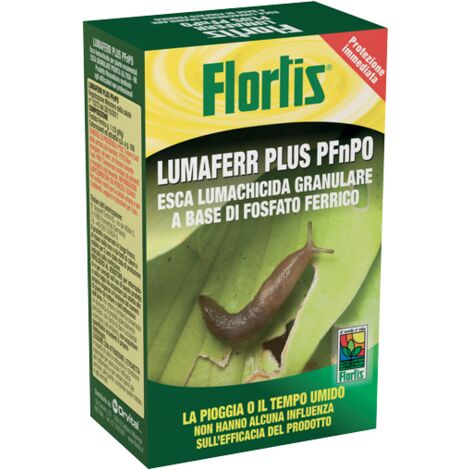 Lumachicida granulare al fosfato ferrico Lumaferr Plus, 200 g (1/2)