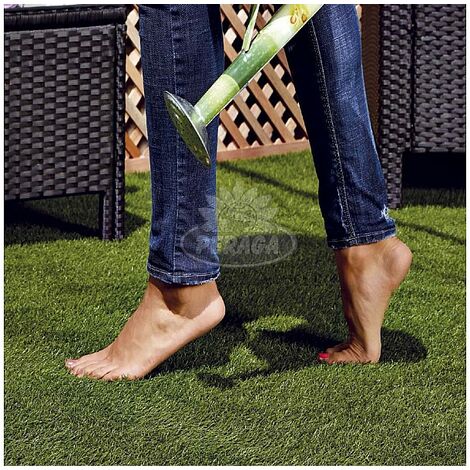 Prato Sintetico 7 Mm 4x3 Mt - Erba Artificiale Calpestabile Per Giardino, Made In Italy, Resistente - Foto 11
