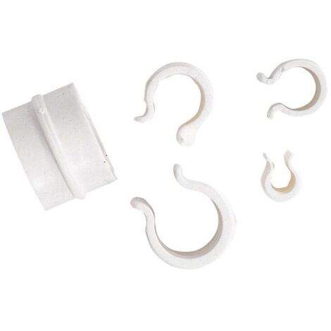CLIPS FISSAGGIO PVC 10MM 20PZ VERDEMAX ORTO GIARDINO SERRA