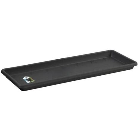 SOTTOVASO PER FIORIERA BARCELONA TROUGH SAUCER 40CM ANTHRACITE ELHO