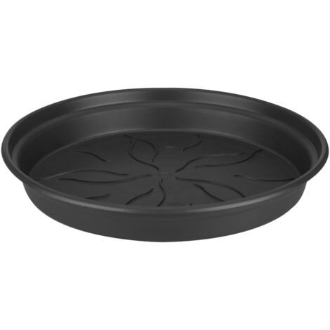 SOTTOVASO GREEN BASICS SAUCER 10CM LIVING BLACK ELHO