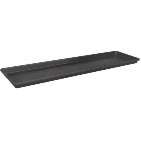 SOTTOVASO GREEN BASICS TROUGH SAUCER 80CM LIVING BLACK ELHO