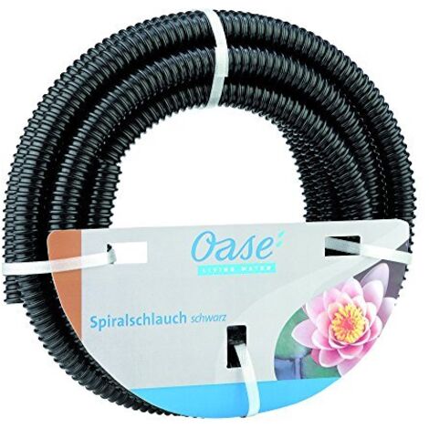 TUBO SPIRALATO NERO (1-1/2) 5 METRI OASE ACCESSORI LAGHETTO