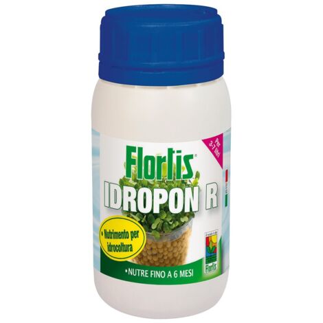 FLORTIS IDROPON R NUTRIMENTO IDROCOLTURA CONCIME IDROPONICO PIANTE 100ml (1/4)