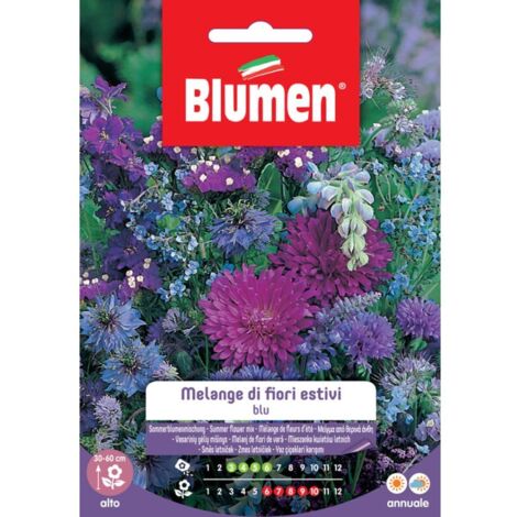 Semi Blumen melange di fiori estivi blu