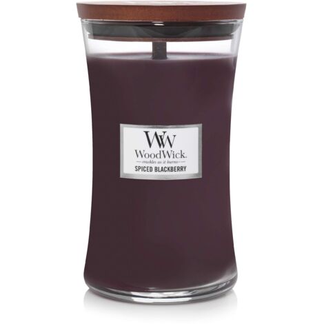 WOODWICK CANDELA CLESSIDRA GRANDE LARGE SPICED BLACKBERRY CANDLE (1/5)