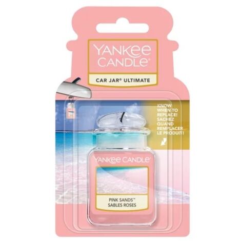 PROFUMO PER AUTO SINGLE CAR PINK SANDS YANKEE CANDLE