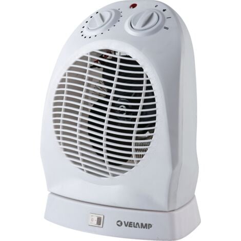 Termoventilatore Fisso 2000W - Calore Immediato Con 2 Velocit&agrave; E Funzione Estate