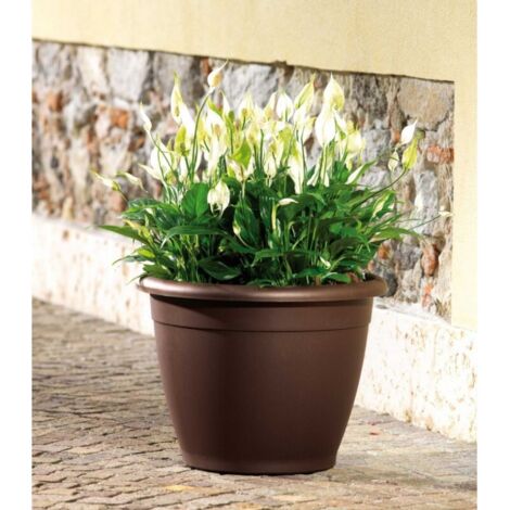 VASO ROTONDO NAXOS D.20CM AVANA PIANTE FIORI BALCONE VECA